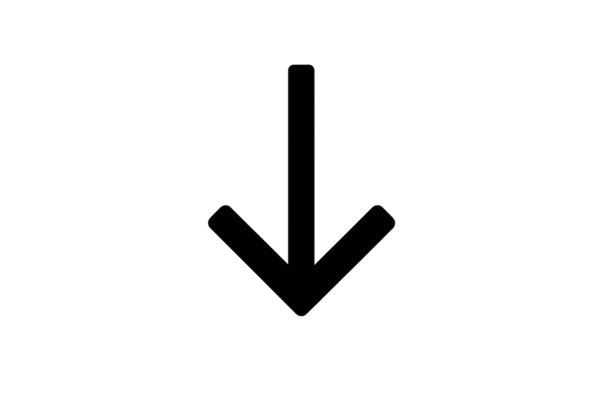 down arrow icon