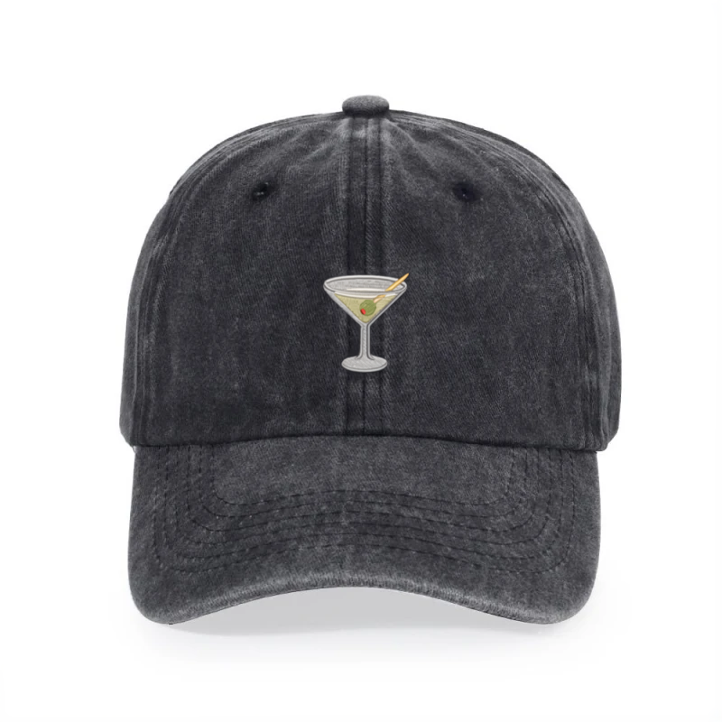 Custom Logo Embroidery Washed Cap