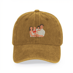 Custom Photo Embroidery Washed Cap